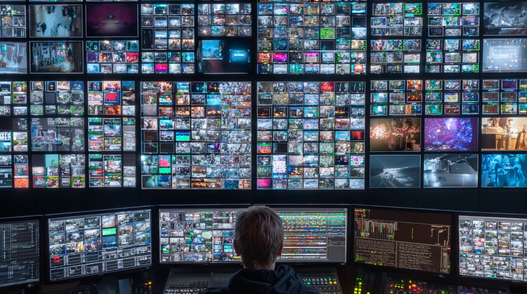 ayelletb multi tv screens showing channels. broadcast control 202981ae 9951 45ed a9a5 b7e65e90d6b9 2