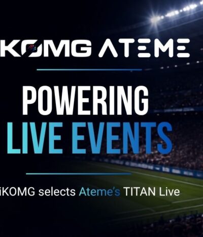 Ateme Powers iKOMG’s Occasional-Use Live Event Services with TITAN Live